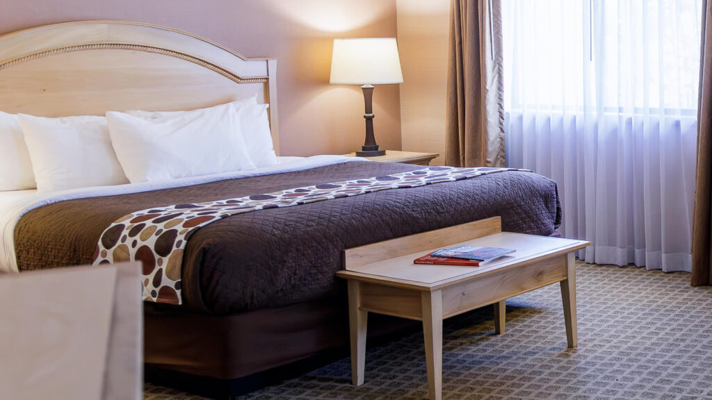 The inside view of a silver suite room at the hotel